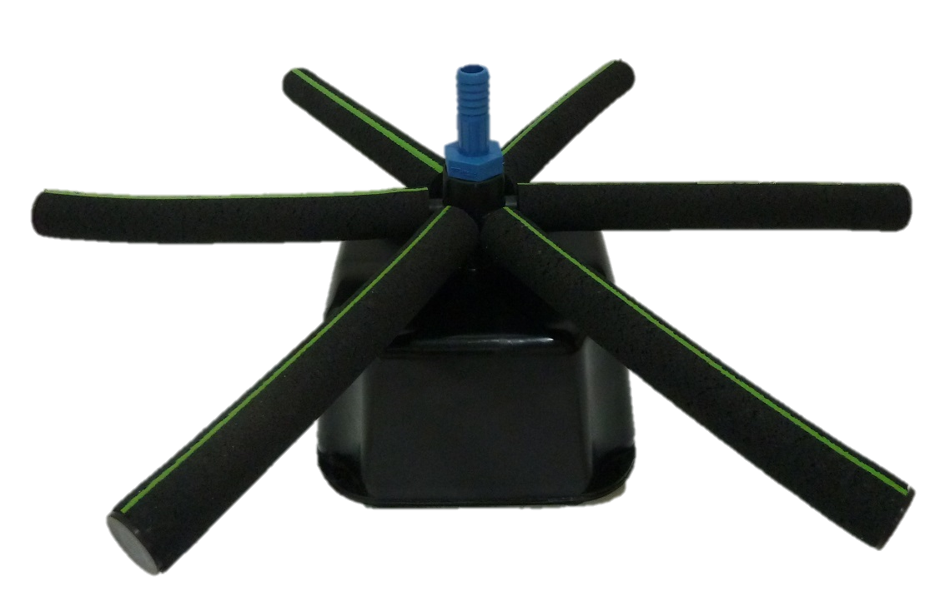 AirOxi Spider - ready to use aeration device : can be used with any type of blower. Best aeration for high density fish farming